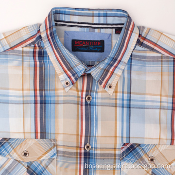 Cotton Digital printing Men's Hawaiian Short Sleeve Shirts